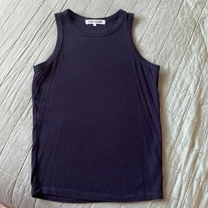Joah Brown Ribbed Tank Top
